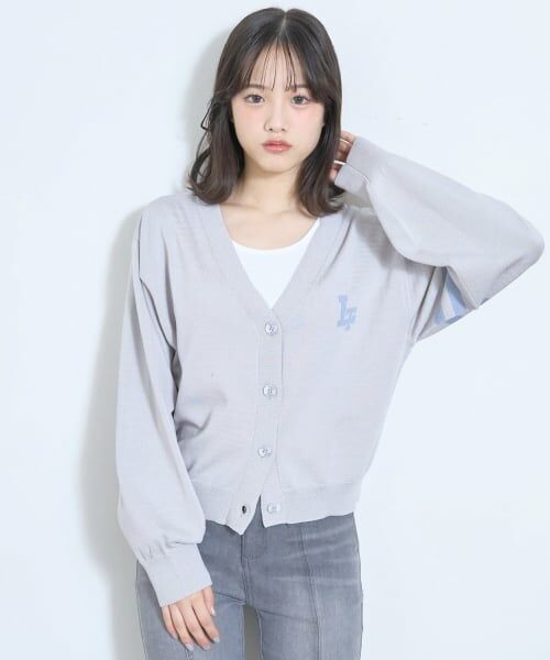 Lovetoxic / ラブトキシック カーディガン・ボレロ | 【UV/洗える】バックロゴカーディガン | 詳細5