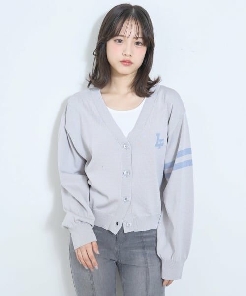 Lovetoxic / ラブトキシック カーディガン・ボレロ | 【UV/洗える】バックロゴカーディガン | 詳細6