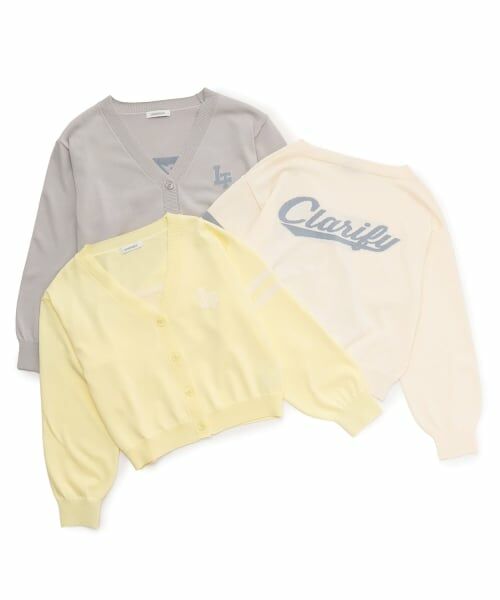 Lovetoxic / ラブトキシック カーディガン・ボレロ | 【UV/洗える】バックロゴカーディガン | 詳細7