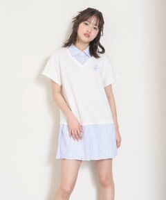 Lovetoxic / ラブトキシック ミニ丈・ひざ丈ワンピース | レイヤード風ワンピース