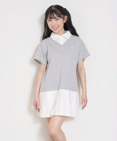 Lovetoxic / ラブトキシック ミニ丈・ひざ丈ワンピース | レイヤード風ワンピース