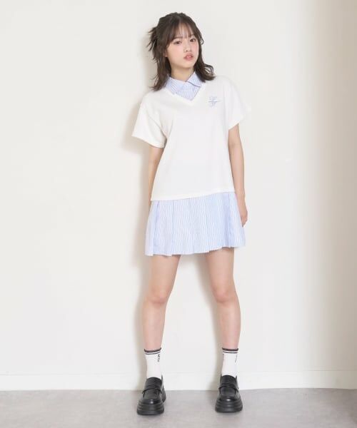 Lovetoxic / ラブトキシック ミニ丈・ひざ丈ワンピース | レイヤード風ワンピース | 詳細2