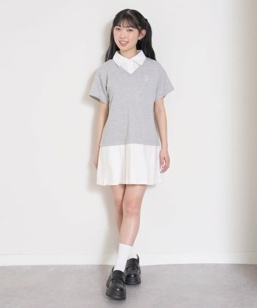 Lovetoxic / ラブトキシック ミニ丈・ひざ丈ワンピース | レイヤード風ワンピース | 詳細4