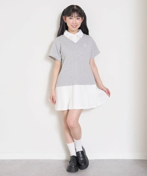 Lovetoxic / ラブトキシック ミニ丈・ひざ丈ワンピース | レイヤード風ワンピース | 詳細6