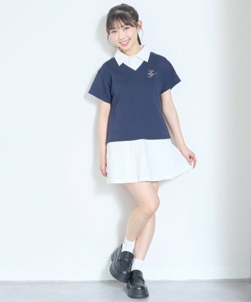 Lovetoxic / ラブトキシック ミニ丈・ひざ丈ワンピース | レイヤード風ワンピース | 詳細7