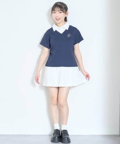 Lovetoxic / ラブトキシック ミニ丈・ひざ丈ワンピース | レイヤード風ワンピース | 詳細8