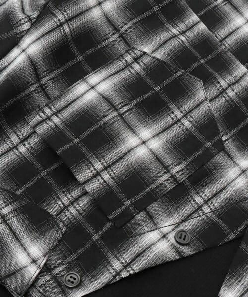 Lovetoxic / ラブトキシック ミニ丈・ひざ丈ワンピース | シャツドッキングプルチュニックワンピ | 詳細11