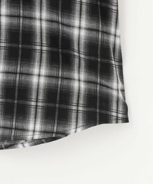 Lovetoxic / ラブトキシック ミニ丈・ひざ丈ワンピース | シャツドッキングプルチュニックワンピ | 詳細14