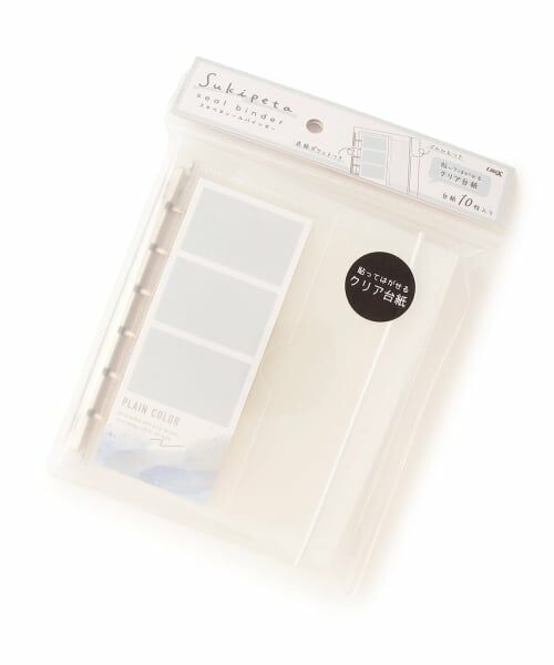 Lovetoxic / ラブトキシック ステーショナリー | モノクロシール帳（オフ ホワイト）