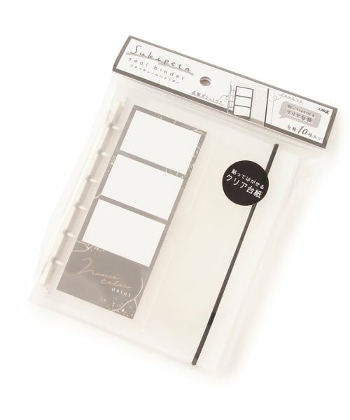 Lovetoxic / ラブトキシック ステーショナリー | モノクロシール帳（黒）