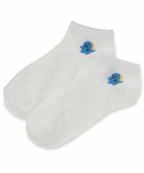 Lovetoxic / ラブトキシック ソックス | 怪獣スニーカー丈ソックス（オフ ホワイト）