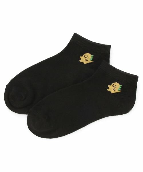 Lovetoxic / ラブトキシック ソックス | 怪獣スニーカー丈ソックス（黒）