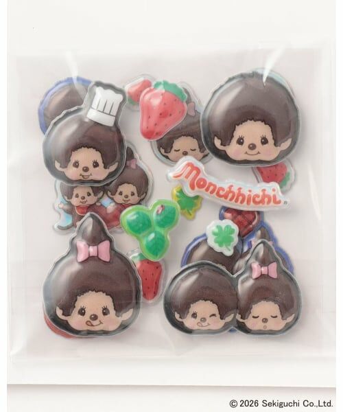 Lovetoxic / ラブトキシック ステーショナリー | 【モンチッチ】ぷっくりシール | 詳細1