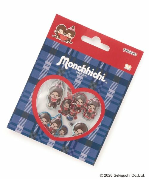Lovetoxic / ラブトキシック ステーショナリー | 【モンチッチ】ぷっくりシール（ブルー）