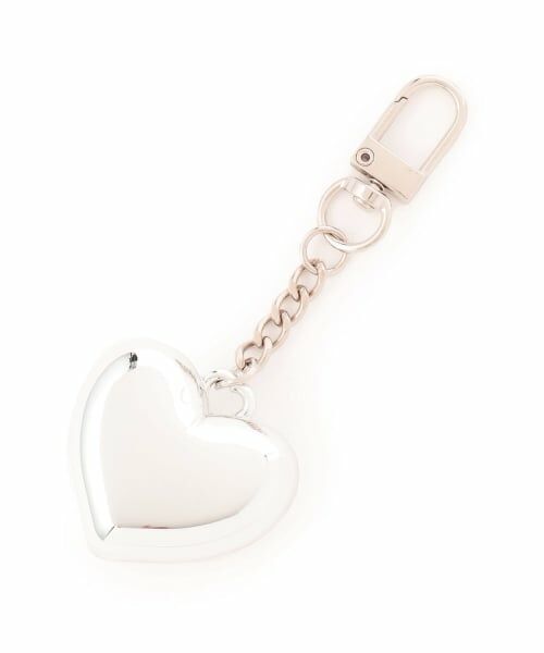Lovetoxic / ラブトキシック チャーム | ハート型コスメキーホルダー（シルバー）