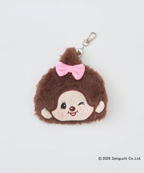 Lovetoxic / ラブトキシック ポーチ | 【モンチッチ】フェイスマルチポーチ（ピンク）