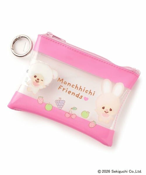 Lovetoxic / ラブトキシック ポーチ | 【モンチッチ】クリアポーチ（ピンク）
