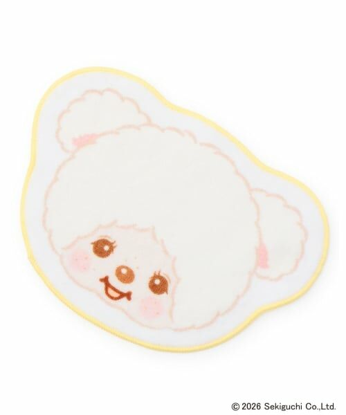 Lovetoxic / ラブトキシック タオル | 【モンチッチ】フェイスダイカットタオル（黄）