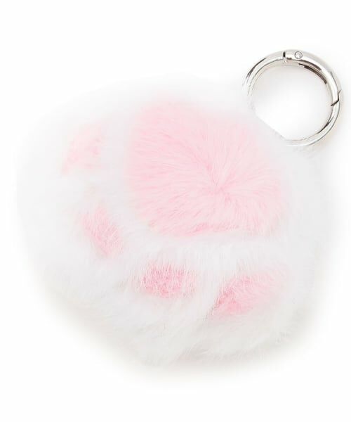 Lovetoxic / ラブトキシック チャーム | 肉球ファーチャーム（オフ ホワイト）