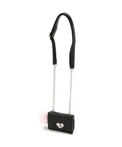 ファーチャームツキキルティングウォレット