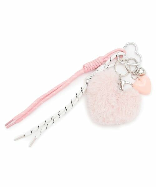 Lovetoxic / ラブトキシック チャーム | ラメファーハートチャーム（ピンク）