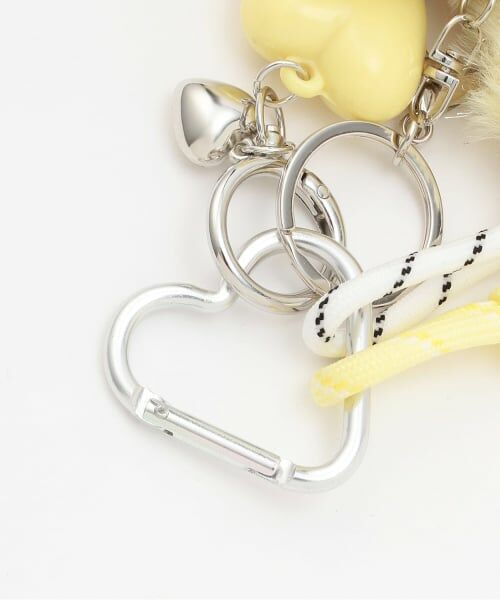 Lovetoxic / ラブトキシック チャーム | ラメファーハートチャーム | 詳細1