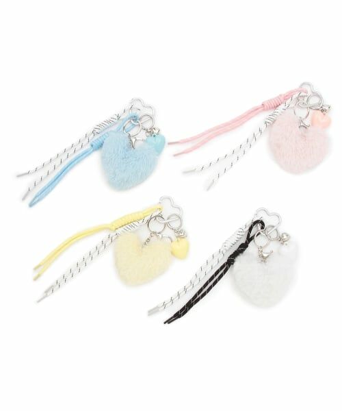 Lovetoxic / ラブトキシック チャーム | ラメファーハートチャーム | 詳細4