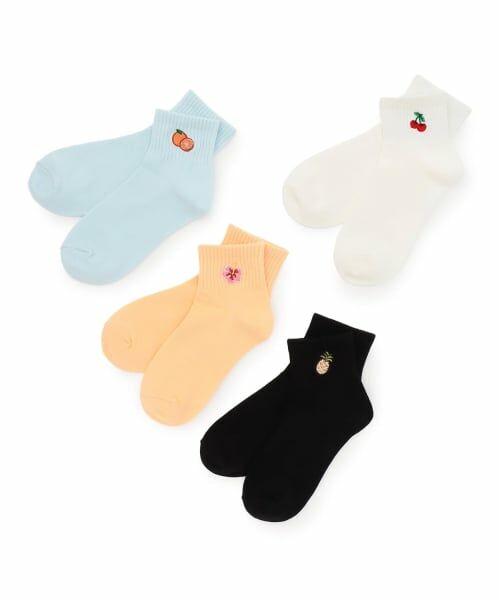 Lovetoxic / ラブトキシック ソックス | トロピカルくるぶし丈ソックス | 詳細2