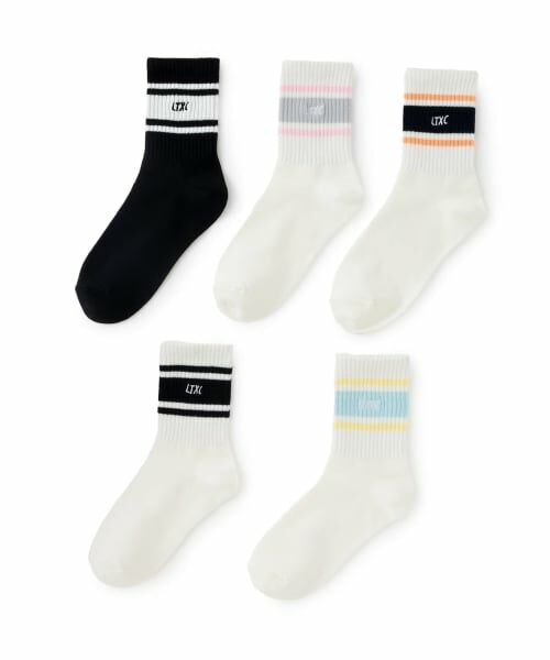 Lovetoxic / ラブトキシック ソックス | 【LTXC】マルチラインクルーソックス | 詳細3