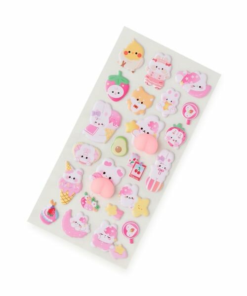 Lovetoxic / ラブトキシック ステーショナリー | アニマルお尻シール（ピンク）