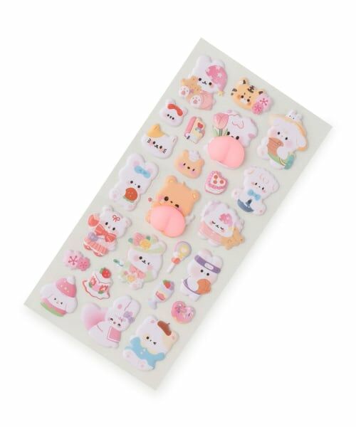 Lovetoxic / ラブトキシック ステーショナリー | アニマルお尻シール（ピーチ）