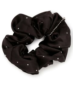 Lovetoxic / ラブトキシック ヘアゴム・シュシュ | ストーンつきサテンシュシュ