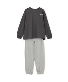 Lovetoxic / ラブトキシック ルームウェア | 【ルームウェア/パジャマ】サガラ刺しゅうプリント長袖セットアップ