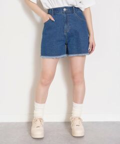 Lovetoxic / ラブトキシック ショート・ハーフ・半端丈パンツ | 【7day】裾フリンジショートパンツ