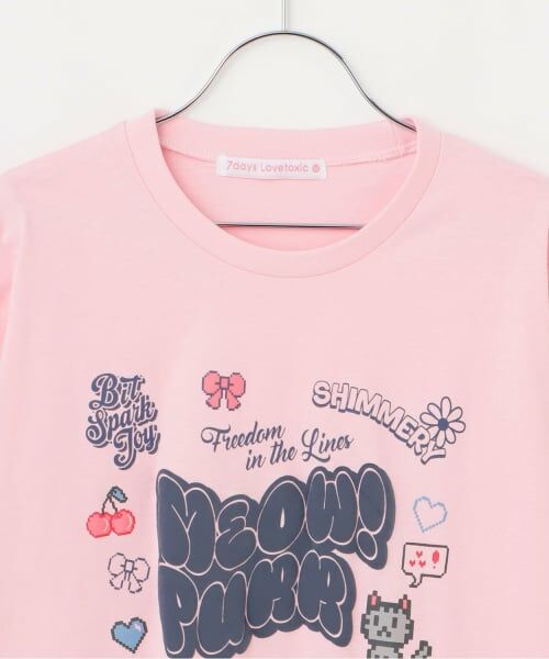 Lovetoxic / ラブトキシック Tシャツ | 【7days】デジタルモチーフTシャツ | 詳細2