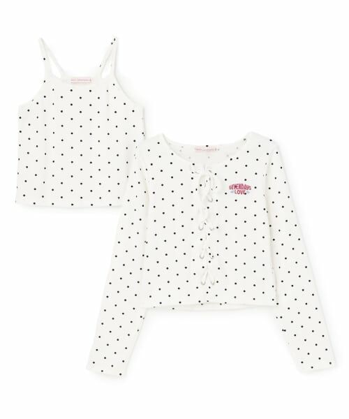 Lovetoxic / ラブトキシック Tシャツ | 【7days】レースアップTキャミセット | 詳細2