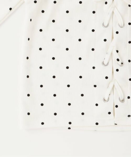 Lovetoxic / ラブトキシック Tシャツ | 【7days】レースアップTキャミセット | 詳細4