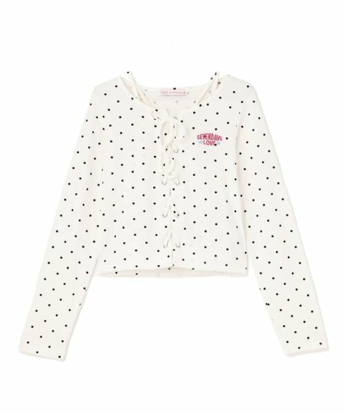 Lovetoxic / ラブトキシック Tシャツ | 【7days】レースアップTキャミセット（オフ ホワイト）