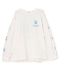 Lovetoxic / ラブトキシック Tシャツ | 【7days】お花アップリケルーズTシャツ