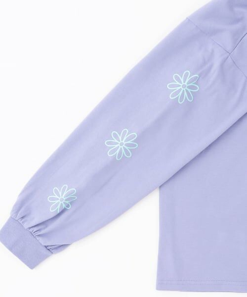 Lovetoxic / ラブトキシック Tシャツ | 【7days】お花アップリケルーズTシャツ | 詳細18