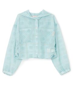 Lovetoxic / ラブトキシック パーカー | 【7days】シアーチェックシャツパーカー