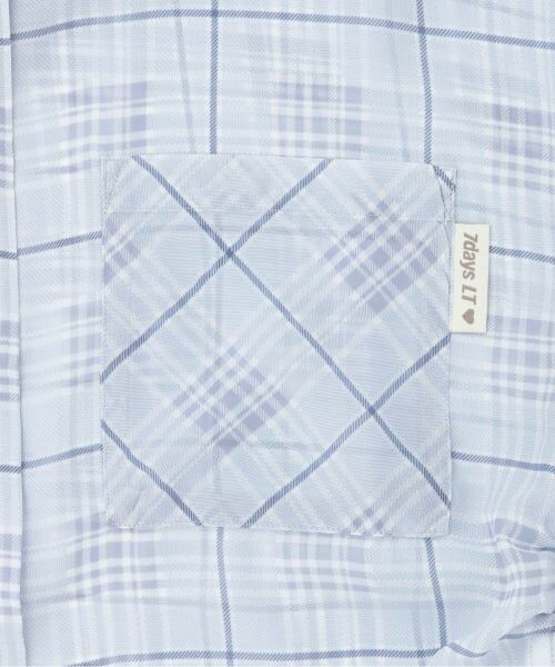 Lovetoxic / ラブトキシック パーカー | 【7days】シアーチェックシャツパーカー | 詳細3