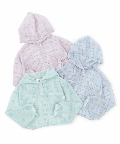 Lovetoxic / ラブトキシック パーカー | 【7days】シアーチェックシャツパーカー | 詳細7