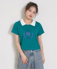 Lovetoxic / ラブトキシック Tシャツ | 【7days】衿つきクロップTシャツ