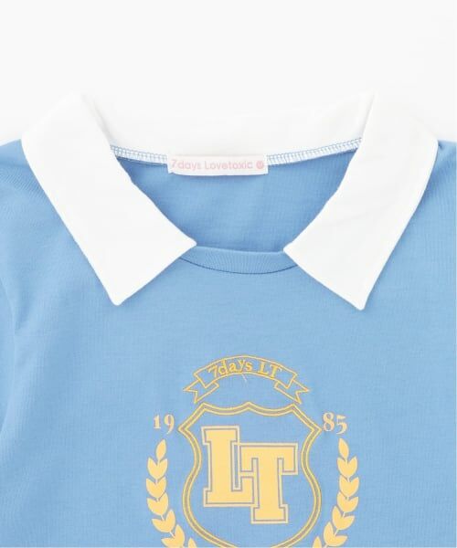 Lovetoxic / ラブトキシック Tシャツ | 【7days】衿つきクロップTシャツ | 詳細13