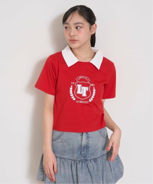 Lovetoxic / ラブトキシック Tシャツ | 【7days】衿つきクロップTシャツ | 詳細2