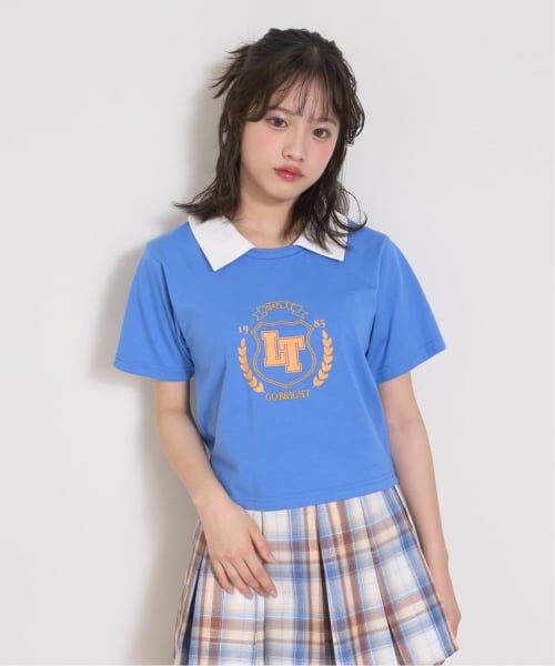 Lovetoxic / ラブトキシック Tシャツ | 【7days】衿つきクロップTシャツ | 詳細4