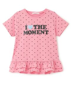 Lovetoxic / ラブトキシック Tシャツ | 【7days】ドット裾フリルTシャツ
