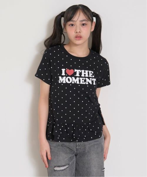 Lovetoxic / ラブトキシック Tシャツ | 【7days】ドット裾フリルTシャツ | 詳細1