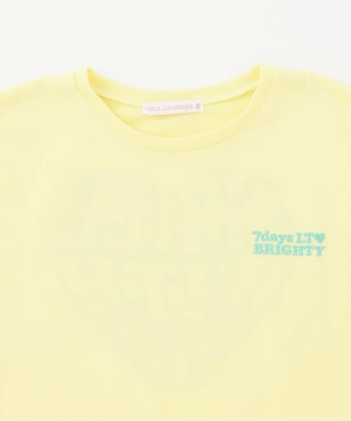 Lovetoxic / ラブトキシック Tシャツ | 【7days】ハートアップリケTシャツ | 詳細2
